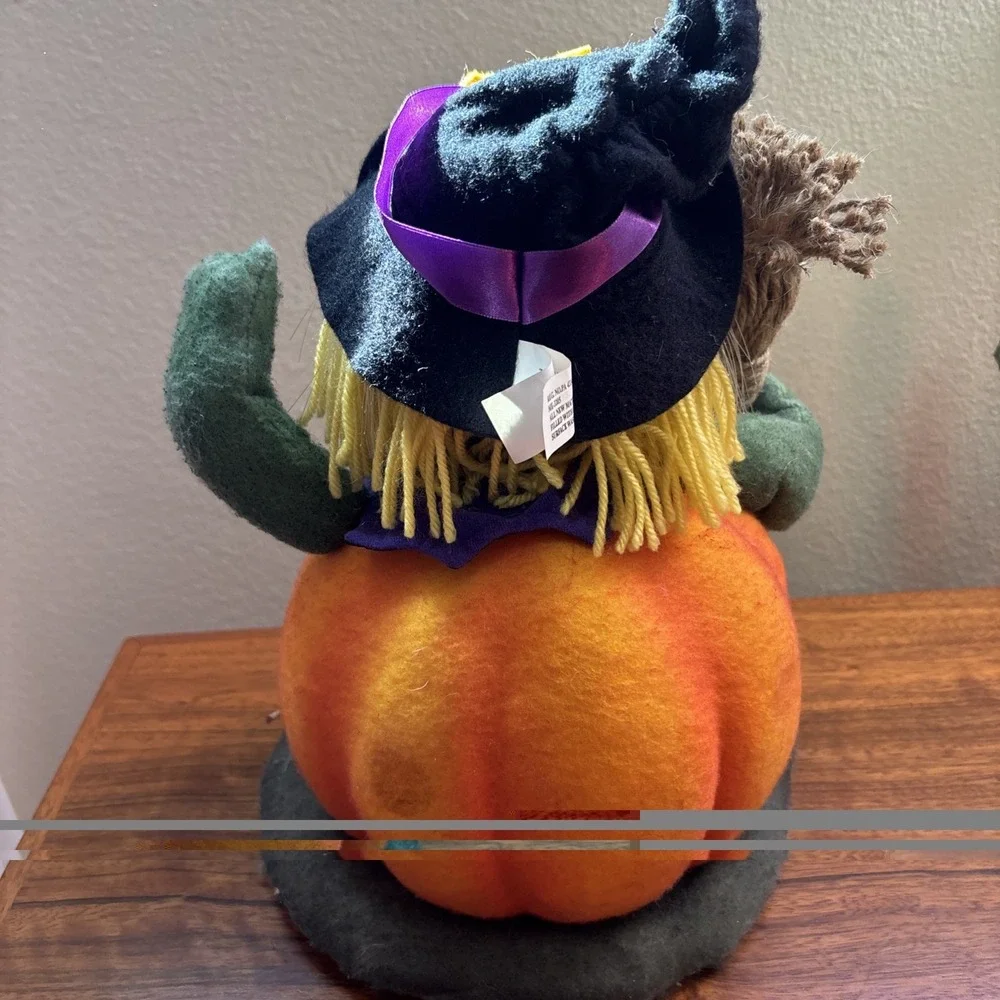 Fiber Optic Halloween Witch Pumpkin Decor - Trendmasters Colors of Fall Works